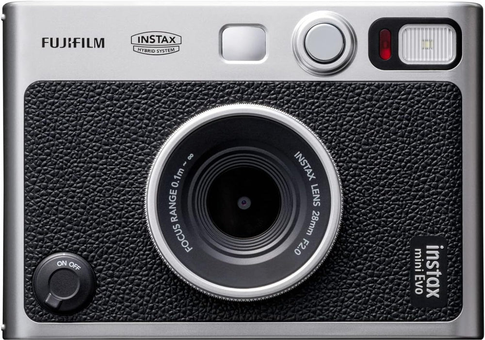 كاميرا Instax Mini EVO للأفلام الفورية من Fujifilm | أسود كاميرا Instax Mini EVO للأفلام الفورية من Fujifilm | أسود